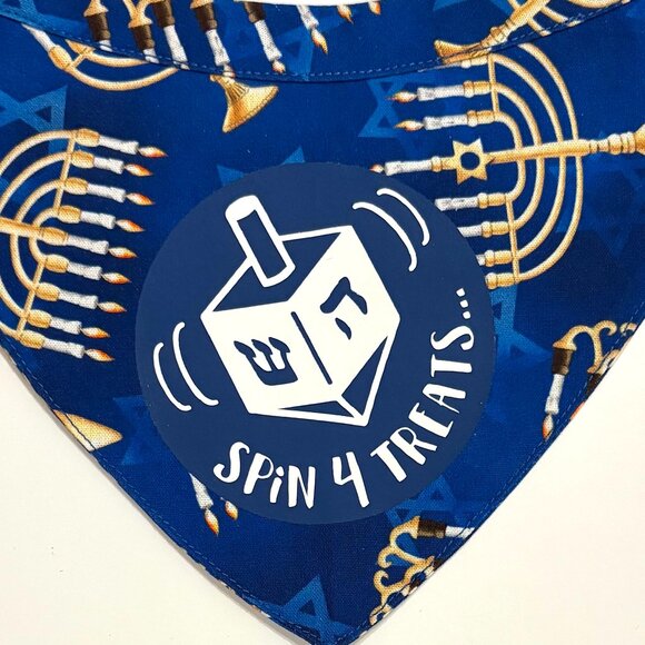 NEW HOLIDAY CUSTOM MADE "TIE & GO" Reflective Dog Bandanas - Picture 3 of 11